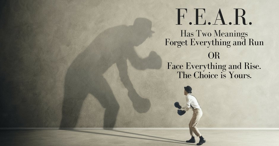 Fear Has Two Meanings Houston TX Healthy Lifestyle