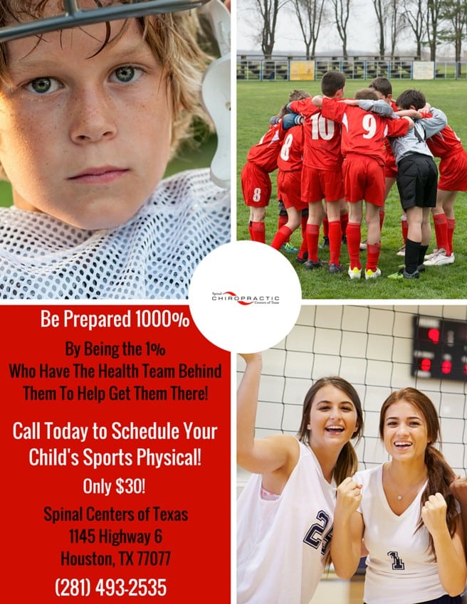Schedule your child's sports physical